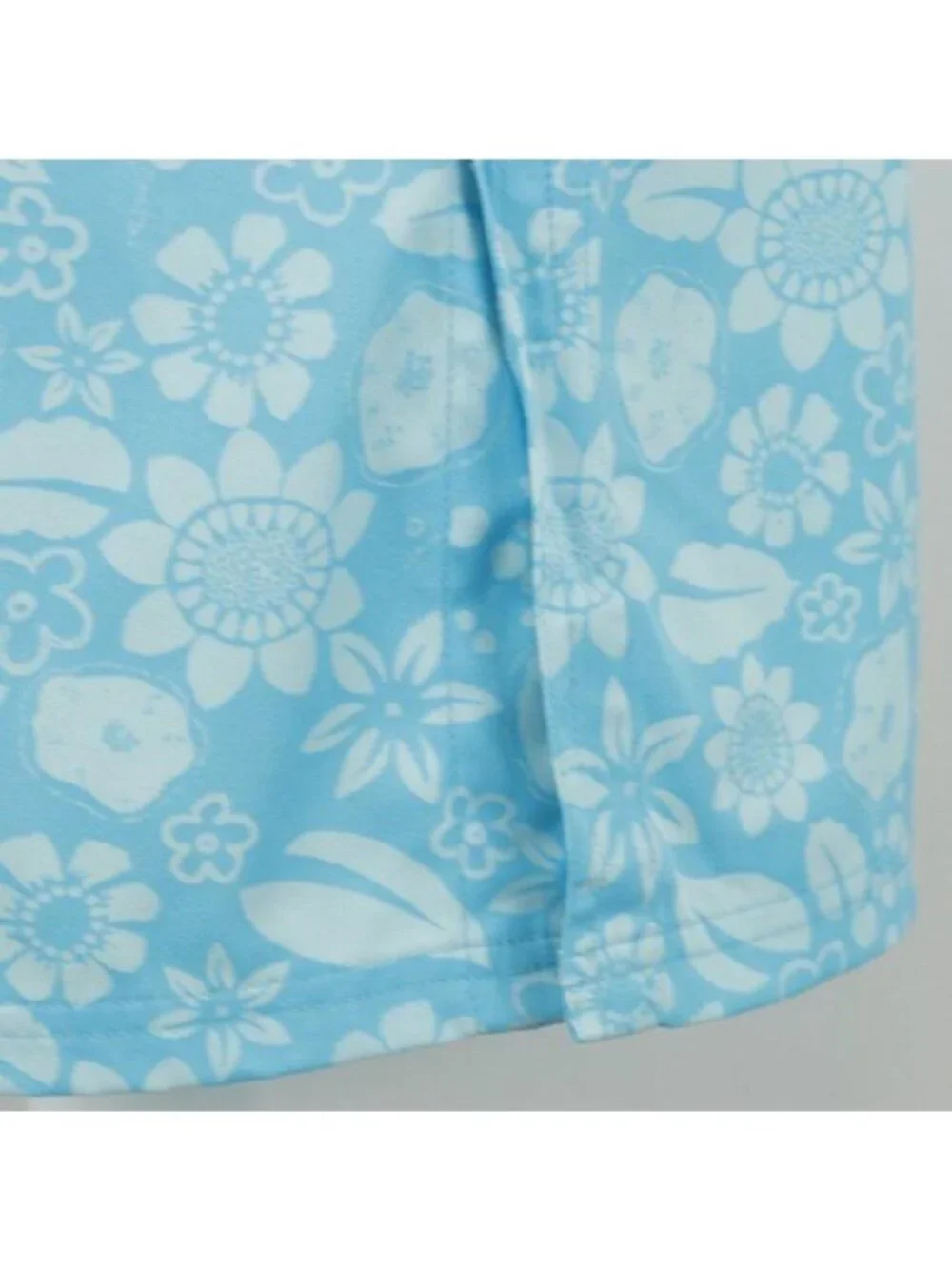 Columbia Women's Size 8 Blue Floral Stretch Knee Length Pencil Skirt